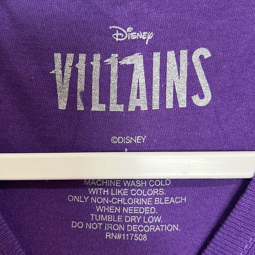 Disney VILLAINS MALEFICENT Long Sleeve Crew Neck Tee Shirt - Picture 4 of 5